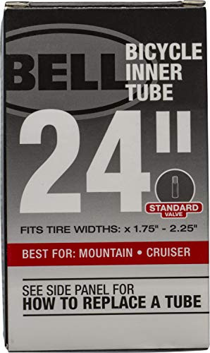 Bell Standard Bicycle Inner Tube, 24 x 1.75-2.25, Schrader Valve