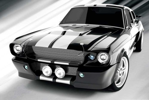 Autos - Classic GT - V8 - Poster - Grösse 91,5x61 cm