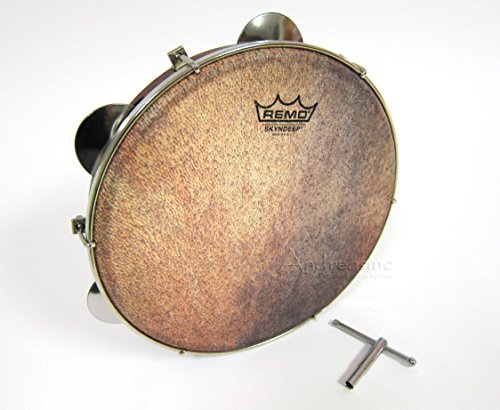 Remo Pandeiro Samba Choro,Rahmentrommel, 10 x 1,75, Handtrommel für Drum Circle, Drum