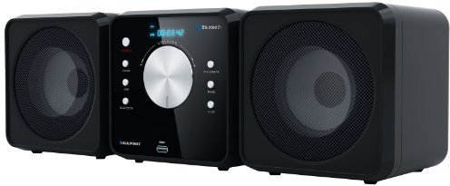Blaupunkt MS BT 26e Mikroanlage für Smartphone/Tablet (Bluetooth, ERP2, UKW-Tuner, 2x 5 Watt, USB) schwarz