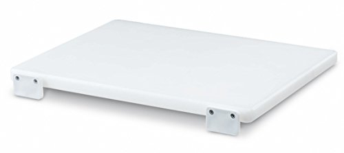 AUSONIA - 66416 TABLA DE CORTE DE POLIETILENO DE CARNICERO 70 X 40 X 2 COLOR BLANCO CON POSIBILIDAD DE FIJACIÓN A PARED/MUEBLE