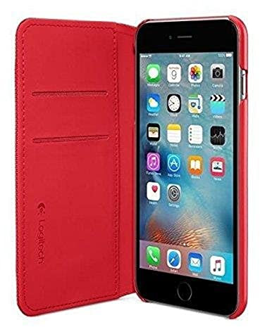 Logitech Folio Case for Apple iPhone 6 Plus, 6s Plus - Retail Packaging - Red