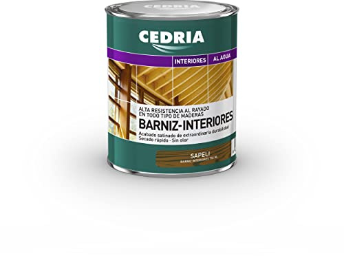 Barniz Interior Madera Cedria Barniz Interiores 750 ml (Sapeli)