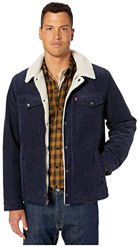 Levi's Men's Corduroy Sherpa Lined Trucker Jacket,