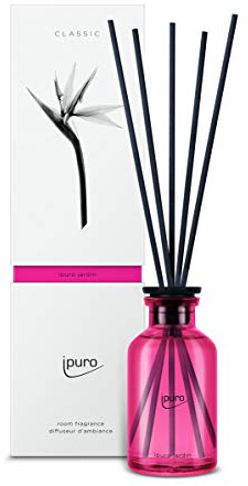ipuro - sinnlicher ipuro jardin Raumduft - dezenter Raumerfrischer mit exotisch blumigem Duft - eleganter Lufterfrischer in der Wohnung für ein puristisches Dufterlebnis 75 ml