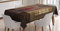 ABAKUHAUS gotisch Tischdecke, Medieval Palace, Pflegeleicht Waschbar Schmutzabweisend und mit Klaren Farben Hochwertiger Druck, 140 x 170 cm, Braun Rubin