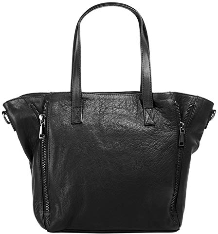 forty° Shopper Echt Leder Damen | Handtasche mit 2 Trageoptionen | Premium Business Bag | Multifunktionale Damentasche mit Volumenvergrößerung | 020521