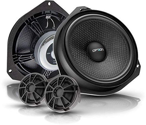 Option Système d'enceintes 100 % Plug & Play pour Opel Astra H - Haut-parleur 2 voies - 165 mm - 50 W RMS, 4 ohms, rendement 90 dB