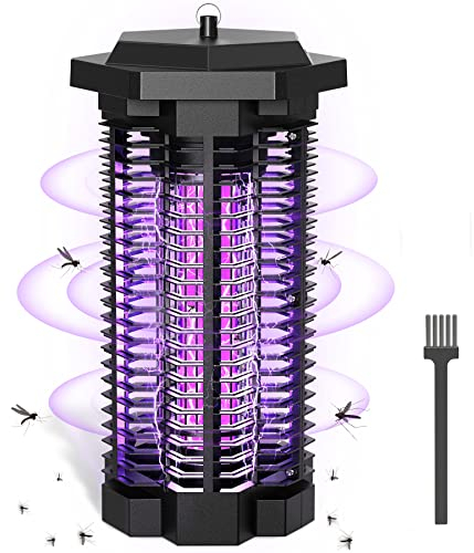 CONOPU Lampe Anti Moustique 4000V, Tueur de Moustiques Intérieur, Piège à Lampe UV 18W, Attrape électrique OZM21W12