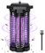 CONOPU Lampe Anti Moustique 4000V, Tueur de Moustiques Intérieur, Piège à Lampe UV 18W, Attrape électrique OZM21W12