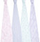 aden + anais Pastell Musselin Decken Set aus 100% Baumwolle Atmungsaktive Babydecken für Mädchen (bunt, niedlich, süß, Dainty Floral), 4 Stück