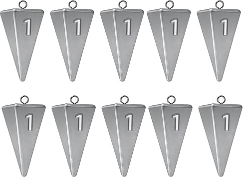 Fishing Weights Sinkers Pyramid Sinkers Surf Fishing Sinkers for Saltwater Fishing Gear Tackle 1oz 2oz 3oz 4oz 5oz 6oz 8oz 10oz 12oz 14oz 16oz