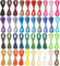 Cordoncino in poliestere cerato, 40 colori, 1 mm, filo cerato per la creazione di braccialetti e gioielli fai da te, braccialetti
