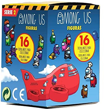 Bizak Among us S2-Pack, 1 Überraschungsbox, Puppen und Actionfiguren, Mehrfarbig (6411-2207)