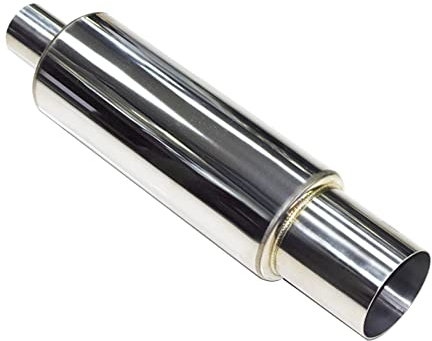 iSpchen Auspuffblende Endrohr Edelstahl Auspuffrohr Auto Tuning Auspuff Schalldämpfer Endrohrblende Auspuff Blende Endstück Sportauspuff Endschalldämpfer für Auto Sportwagen SUV