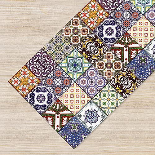 Il Gruppone Passione Casa Tappeto Cucina Antiscivolo Made in Italy Passatoia Antimacchia Multiuso Corridoio Soggiorno Lavabile in Lavatrice - 418-50x100cm