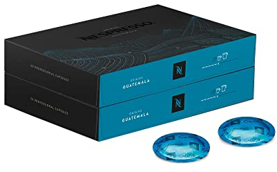 Nespresso Professionnel - 100 Capsules Guatemala - Intensité 6 - Pour Espresso & Lungo - (2 boîtes de 50) - Adapté aux Professionnels