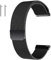 YSTrillion Bracelet de Montre Magnétique en Métal Inoxydable, Quick Release pour Smartwatch et Montre Traditionnelle (20mm, Noir)