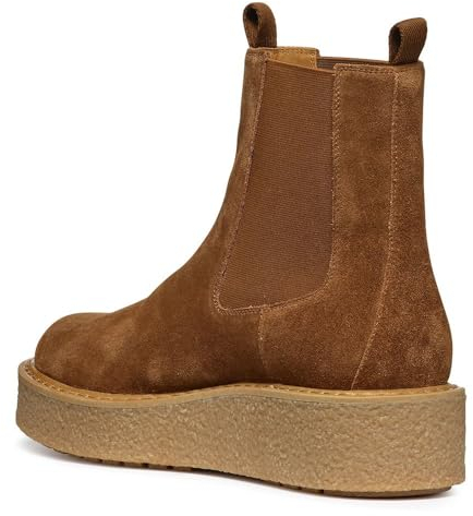 Geox D Elidea C, Stivale alla Caviglia Donna, Marrone, 39 EU