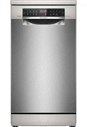 Bosch SPS6ZMI29E Serie 6, Lavastoviglie da libera installazione, PerfectDry, Diagnostica da remoto, EmotionLight, Acciaio, 45cm
