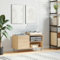 Support de Tourne-Disque, Support de Platine Stockage Rangement de Disque Armoire à disques chêne Sonoma 85x38x48 cm Bois d'ingénierie