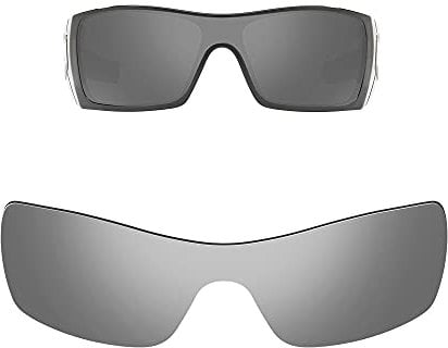 HiCycle2 Polarized Replacement Lenses for Oakley Batwolf Sunglass-Multi Options (silver)