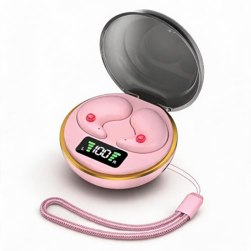 Auriculares Bluetooth Mini Invisibles, Aislamiento de Ruido para Dormir, Inalámbricos Bluetooth 5.3