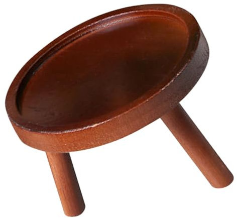 OFFSCH Stand in Legno Massiccio per Interni Plant Stand Planter Stand per La Casa Pianta Display Acquario Supporto del Basamento Pianta Piedistallo del Basamento Indoor Rotondo Fioriera