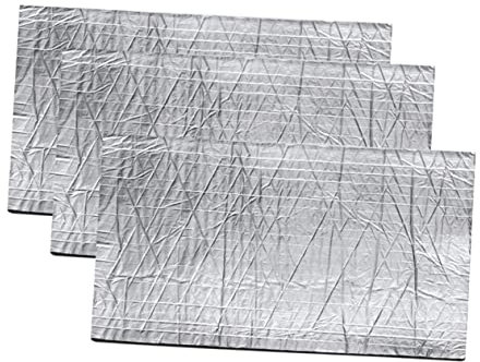 HAWILLOSCH 6feuilles Coton Insonorisant De Épaisseur Aluminium Isolation Phonique Pour Voiture Coton Isolant Phonique