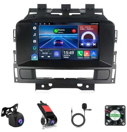 Android 12 Double Din Car Stereo 7 Inch Touch Screen Car Radio For Buick Excelle GT XT Opel Astra J 2011-2014 With Bluetooth FM WiFi SWC Android Auto Carplay GPS Navigation AHD Reverse Camera(T100 2+3