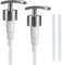 2 Stück Edelstahl Seifenspender Pumpkopf, 28 mm Gewinde Flasche Seifenspender, Seifenspender-Pumpe Ersatzpumpe, Seifen-Spender Aufsatz, Seifenpumpe Edelstahl für Seifenpumpe in Küche und Badezimmer