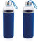 Quid Quidate Botella Transporte Vidrio con Funda Neop 0,60l (Paquete de 2)
