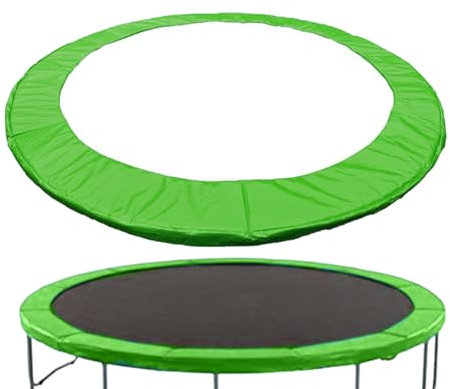 Trampolin Randabdeckung, Ø 183 244 305 cm Federnabdeckung, Randschutz, Reißfest & UV-resistent Sicherheitsmatte, Trampolin Ersatzteile, Standardgröße Trampolinzubehör