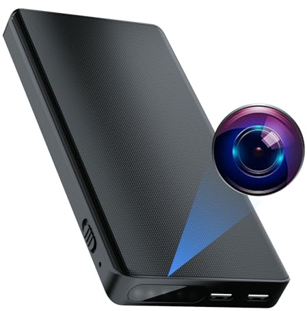 1080P WiFi Kamera Power Bank, 10000 mAh Akku, 110GB, Aufnahmefunktion, Wireless, Kann mit Mobiltelefon Verbunden Werden