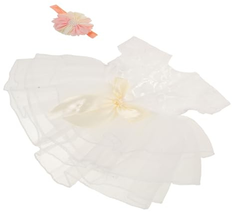 OUNONA Newborn Girl Tutu Skirt Photography Outfit for Months Shower Summer Events