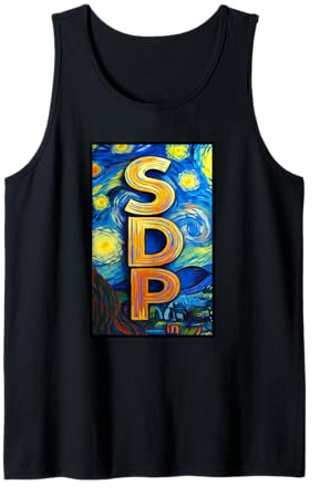SDP Van Gogh-Stil Tank Top