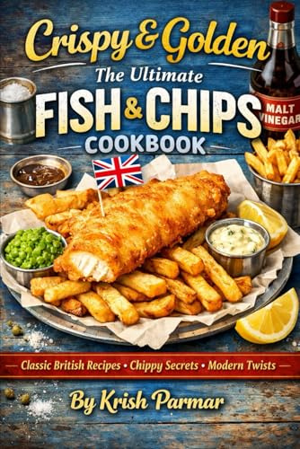 Crispy & Golden The Ultimate Fish & Chips Cookbook: Classic British Recipes, Chippy Secrets & Modern Twists