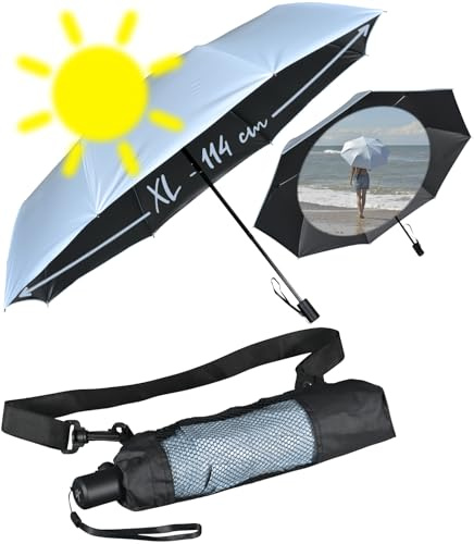 iX-brella Super Mini Taschenschirm mit großem Dach 94cm Camouflage