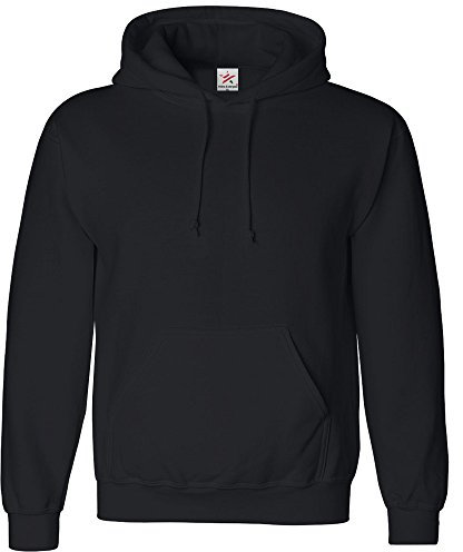 X-Large Black Classic Plain Pullover Hoodie Unsex and These are Ideal for Mens and Ladies Hooded Sweatshirt