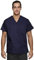 Mirabella Health & Beauty Unisex Lister Hospital Scrub Top Navy 2XL