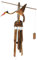 ART-CRAFT WSVO002 Windspiel Mobile Klangspiel Outdoor Indoor Paradies Vogel aus Kokos und Bambus