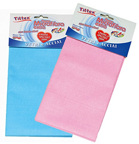 Microfibre Extra vitres et Acciai 50 x 50 cm 1 pièce