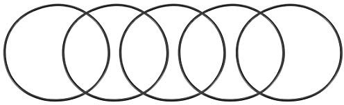 sourcing map 5 Stück O Ring Dichtungsringe Gummidichtung 42 mm AD 40 mm ID 1 mm Dicke Nitrilgummi NBR Unterlegscheibe Dichtungssatz für Dichtungselemente Hahnanschluss Reparatur Auto