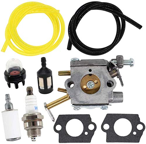 AISEN Vergaser mit Dichtung Zündkerze für Homelite 33cc Kettensäge Ersetzen Walbro WT673 WT-673 Carb