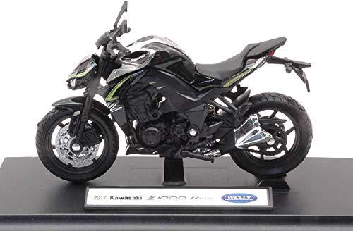 NEW Welly WE38511P Kawasaki Z1000 R Edition 2017 1:18 MODELLINO DIE CAST Model kompatibel mit