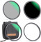 K&F Concept 62mm Magnetic Lens Filter Kit - UV CPL ND1000 Magnetic Adapter Ring Optical Glass Camera Filter Pouch Quick Swap System (Nano-X Series)