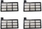 Laimaiou 4 filtros de polvo para Cecotec Conga 4690 Ultra 4090 4490 Robot aspirador kit de accesorios de repuesto