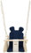 Balançoire bascule confortable pour enfants en bois coton terrasse jardin maison (dessin: creme, bleu marine)