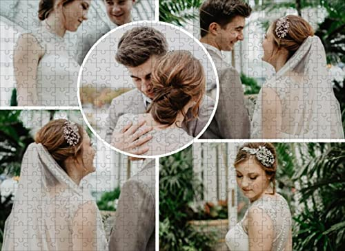 Foto Puzzle Personalisiert 1000 500 300 120 Teile für Erwachsene Jungen Mädchen Holzpuzzle,Puzzle mit eigenem Foto gestalten,ideal als persönliches Fotogeschenk