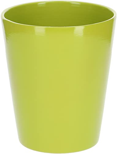 KOTARBAU® Pot de fleurs en céramique pour orchidées, hauteur : 150 mm, diamètre : 120 mm, vert